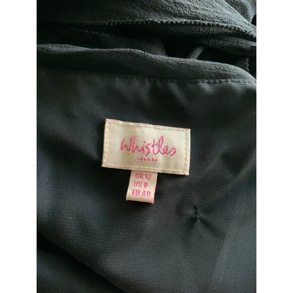 Whistles London silk dress US 8 dressy cocktail  100%silk - Picture 7 of 9